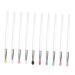Angoily 10pcs Eye Shadow Brush Makeup Brush Rhinestone Hat Eye Crease Eye Makeup Tool Miss Eyes Makeup Tools