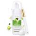 Lunamoon eyelash shampoo lash shampoo eyelash foam clean eyelash shampoo for eyelash extensions soft eyelash cleaner foam wash for removing oil & make-up 60ml (Apple)