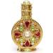 DFJOENVLDKHFE Perfume Bottle Empty Frosted Glass Essential Oil Bottle Refillable Empty Jewelry Decoration Crystal Bottle (Size : Gold Yellow Rose 12ml) - Buy Online on GoSupps.com