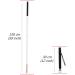 Aluminum Telescopic Blind Cane with Rolling Tip 30 cm-150 cm (12 inch-59 inch) with 2 Tips (Black Handle) - Buy Online on GoSupps.com