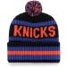 Shop 47 New York Knicks Cuffed Beanie - Unisex Knit Stretch Fit Black - One Size | International Shipping Available - Buy Online on GoSupps.com