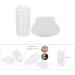 Premium Transparent Silicone Nail Art Sealing Tool | Stamper & Scraper for Perfect Nail Polish Finishing - Buy Online on GoSupps.com