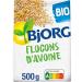 BJORG Flocons d'Avoine Bio 500g - Le petit d jeuner sain et quilibr pour toute la famille ! - Lot De 4 - Vendu Par Lot