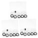 Homsfou 15 STK Duplex care box lentil holder kit case glass beads organizer contact lens tank plastic container lens container Easy storage box sleeve sleeve sleeve container