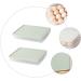 LABRIMP Egg Tray Holder 2pcs Box Egg Storage Box Eggs Beverage Container Household Kitchenware Egg Tray Egg Plate re-usable - Buy Online on GoSupps.com