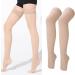 23-32 mmHg Compression Stockings for Men & Women | Open Toe Thigh High Relief Socks | XL for Daily Sports & Sitting | Best Spider Vein Support - Buy Online on GoSupps.com