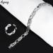 Cigmag Magnetic Bracelet for Women | Titanium Steel Ultra Strength Magnet | Adjustable Tool & Gift Box | Silver Love Bracelet & Fishtail Ring - Buy Online on GoSupps.com