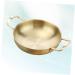 Alipis 2pcs Skillet Pan Woks and Stir Fry Pans Stainless Stock Pot for Soup Stainless Steel Dinner Plates Chinese Wok Nonstick Stovetop Wok Korean Noodle Ramen Pot Non- Italy Non Stick Size 1x2pcs Goldenx2pcs - Buy Online on GoSupps.com