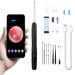 Ear Wax Removal Tool Spade Ear Cleaner with Camera and Light Earwax Removal Kit with 7 Silicone Ear Spoon and 2 Spiral Ear Wax Remover 1080P Ear Camera for iOS & Android