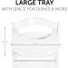 Hauck Alpha+ Click Tray White - Easy-to-Clean Large Highchair Tray - Buy Online on GoSupps.com