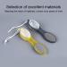 Dajidafu PP PS Foot File Replacement Solid Color Hanging Pedicure Exfoliating Dead Skin Remover Bath Brush with Lanyard Yellow - Buy Online on GoSupps.com