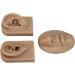 Pilipane Professional 3D Silicone Nose Mouth & Ear Piercing Practice Model - Dark Skin Color | Ideal for Piercers & Artists - Buy Online on GoSupps.com