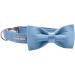 Buy Lionet Paws Blue Silk Dog Collar for XL Dogs - Comfortable with Removable Fly Neck 40-66cm - Buy Online on GoSupps.com
