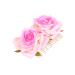 Housoutil 1pc Rose Hair Accessories Flower Girl Hair Accessories for Wedding Bridal Hair Accessories Macrame Garland Red Rose Flower Hair Comb Metal Trim Fork Comb Pink Bride Roses