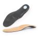 Leather Orthotic Insoles Leather Insoles Insert Orthotic Insole Arch Support Insole for Flat Feet Who Need Arch Support Foot Care Cushion Pad Size 2.5-3 24cm(W6/M4.5--W7.5/M6)