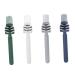 CALLARON Lot De 4 Nettoyeurs De Peignes Et Brosses Cheveux Compacts Outil De Nettoyage Pratique Pour Cheveux Compatible Multiples Peignes Couleurs Bleu Vert Gris Et Blanc Usage Domestique