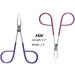Professional 2-in-1 Tweezers with Scissor Handle and Eyebrow Brush | Precision Beauty Tools for Men and Women | Portable Facial Hair, Ingrown Hair, Blackhead Remover - Buy Online on GoSupps.com