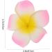 DRESSOOS 1pc Floral Decorations Plumeria Hair Pin Wedding Headpiece for Bride Hawaii Decor Flowers Decoration Flower Decorations Hawaiian Hair Flower Bridal Headdress Pink Miss Comb Pearl - Buy Online on GoSupps.com