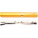 KoKoBin Mini Slim Reading Glasses - Spring Hinge Metal Visual Aid for Unisex - +2.5 Magnification with Case (Gold) - International Shipping Available - Buy Online on GoSupps.com