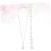 CHILDWEET Choker Necklaces for Girls Wedding Necklaces Ladies Back Chain Body Chain Box Crystal Back Miss - Buy Online on GoSupps.com