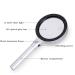 Reading Magnifier 10X 20X Handheld Illuminated Magnifier with 12 LED Lights High Clarity Compatible with Reading Inspection Exploring Made in China - Buy Online on GoSupps.com