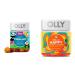 OLLY Kids Chillax Magnesium Gummies Plus L-Theanine Lemon Balm & Hello Happy Gummy Worms Mood Balance Support Vitamin D Saffron Adult Chewable Supplement Tropical Zing - 60 Count