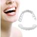 LTQUS 2 Pairs Instant Veneers Dentures for Men and Women, Customizable Temporary Fake Teeth, Teeth Improve Smile, Perfect Braces and Whitening Substitutes, Suitable for Everyone
