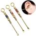 Portable Ear Cleaner Stainless Steel Ear Spoon Set Stainless Steel Ear Wax Remover Reusable Stainless Steel Ear Wax Remover Set Ear Wax Easily Removed Ideal for Personal and Home Use(04) - Buy Online on GoSupps.com