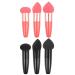 Beaupretty Portable 6 Pieces Makeup Sponge Concealer Brush Foundation Sponge Powder Brush Makeup Puff Makeup Brush Sponge Applicator Travel Accessories Assorted Color 1