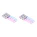 Housoutil Empty Car Diffuser Bottles Remover Exfoliating Scrub 2 Pcs Remover Dead Skin Remover Double-Sided Remover Foot Scrub Foot Remover Bunny Ear Pearl Clip 1 count (Pack of 1)