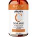 100% PURE VITAMIN C SERUM FOR FACE  Anti Aging Serum with Hyaluronic Acid  Vitamin E  MSM  Aloe Vera  Jojoba Oil  Amino Blend  Hydrating Serum for Dark Spots  Fine Lines and Wrinkles  Skin Repair  Pore Clearing  Acne Sca...