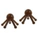 FRCOLOR 2 STK Massage device with five claws manual scalp massage devices Tools Hand massage scalp Massage SCHABURE Head massager made of wood head clumsy massager hair