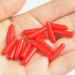 100 Red Plastic Eyelash Tweezers Tips Covers - Grafting Eyelashes Protectors - Buy Online on GoSupps.com