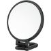 Danielle Creations Double-Sided Makeup Mirror 1X/10X Magnifying 14cm Charcoal Grey - Perfect for Precision Beauty - Buy Online on GoSupps.com