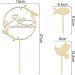 Buy Charming Cake Topper for Confirmation & Communion | Wood Baptism Fish Decoration - 3PCS Set for Girls - Buy Online on GoSupps.com