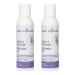 Bleu Lavande - 2 Pack of 100% Natural Lavender Massage Oil Made with Certified Premium & Pure True Lavender Essential Oil Vegan & Cruelty-Free No Artificial Fragrances - 2X 4 Fl Oz