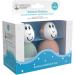 Matchstick Monkey Bathtime Wobblers Antimicrobial Baby Bath Toy Set - Easy Grip Sensory Learning Toys for 12+ Months - Mint Green & Dusty Pink - Buy Online on GoSupps.com