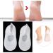 1 Pair Silicone Gel Moisturizing Socks Relieve Plantar Fasciitis Pain Heel Silicone Socks Foot Anti-Cracking Protector Foot Care Tool Prevention Socks (L-White) - Buy Online on GoSupps.com