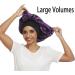 YUPs Large Wide Elastic Band Sleeping Satin Bonnet for Curly Afro Braids and Long Hair One Size-L Hot Pink - Buy Online on GoSupps.com