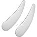 BIUDECO 2pcs Cosmetic Spatula Metal Makeup Spatula Face Cream Spatula Esthetician Supplies Makeup Spatula Small Beauty Scoop Foundation Spatula Lotion Spatula Mini Spatula for Cosmetics