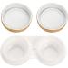 Portable Pentagram Contact Lens Container with Mirror - Gold Travel Holder & Equipment Box - Buy Online on GoSupps.com