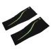 1 x pair of leg calf support sleeves support leg protection compression stocking for sports work flight pregnancy for torn muscle cramps (black)