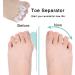 WUTAIN Toe Separator - Silicone Bunion Corrector & Toe Straightener for Foot Pain Relief, Overlapping Toes, Hammer Toes - Large - Buy Online on GoSupps.com