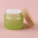 Tianzd 6 Pieces Empty 50ml Green Glass Cream Cans with Lid | Cosmetic Storage & Spatula Set | Ideal for Skin Care & Beauty Products - Buy Online on GoSupps.com