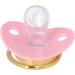 Heart-Shaped Baby Pacifier Set Soft Silicone Pacifiers for Newborns & Toddlers (M Pink) | Comfortable & Safe for Your Baby - Buy Online on GoSupps.com