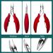 Stainless Steel Nails Nipper Scissors Nail Clippers and Pedicure Tools for Removing Dead Skin from Paronychia (Color : C10) - Buy Online on GoSupps.com