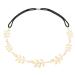Yalice Elastic Head Chain Leaf Headband Hair Acessories for Women and Girls Gold