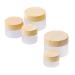Beaupretty Cream Cosmetic Jars - 5ct Portable Wooden Travel Refillable Containers for Skincare - Buy Online on GoSupps.com