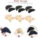 6 Pairs Sponge Toe Plug Inserts - Men & Women Shoe Filler Insoles for Loafers & High Heels - Buy Online on GoSupps.com