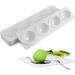 HOMSFOU Brownie Pan with Dividers Silicone Sphere Biscuit Molds Baking Round Dessert Molds Baking Silicone Molds Chocolate Dessert Silicone Cake Molds Bakery White Silica Gel Mousse Pie 3D - Buy Online on GoSupps.com